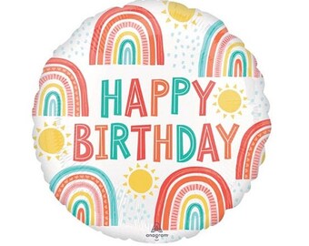 Itsy Bitsy Party Co Kit Compleanno Arcobaleno 32 Pezzi – Addobbi In Carta Riutilizzabili Con Striscione