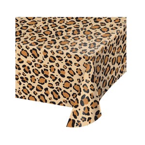 Mantel con estampado de leopardo: cumpleaños de leopardo, fiesta de safari, fiesta de guepardo, despedida de soltera, estampado animal, baby shower de safari, decoración de fiestas