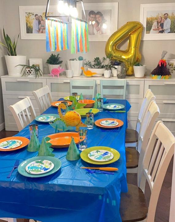 5 DINO Segnaposto A Forma Di Dinosauro Per Feste Di Compleanno Dei Bambini, In Cartone Ecologico, Per Ragazze, Ragazzi, Bambini, Divertenti Segnaposto - 6