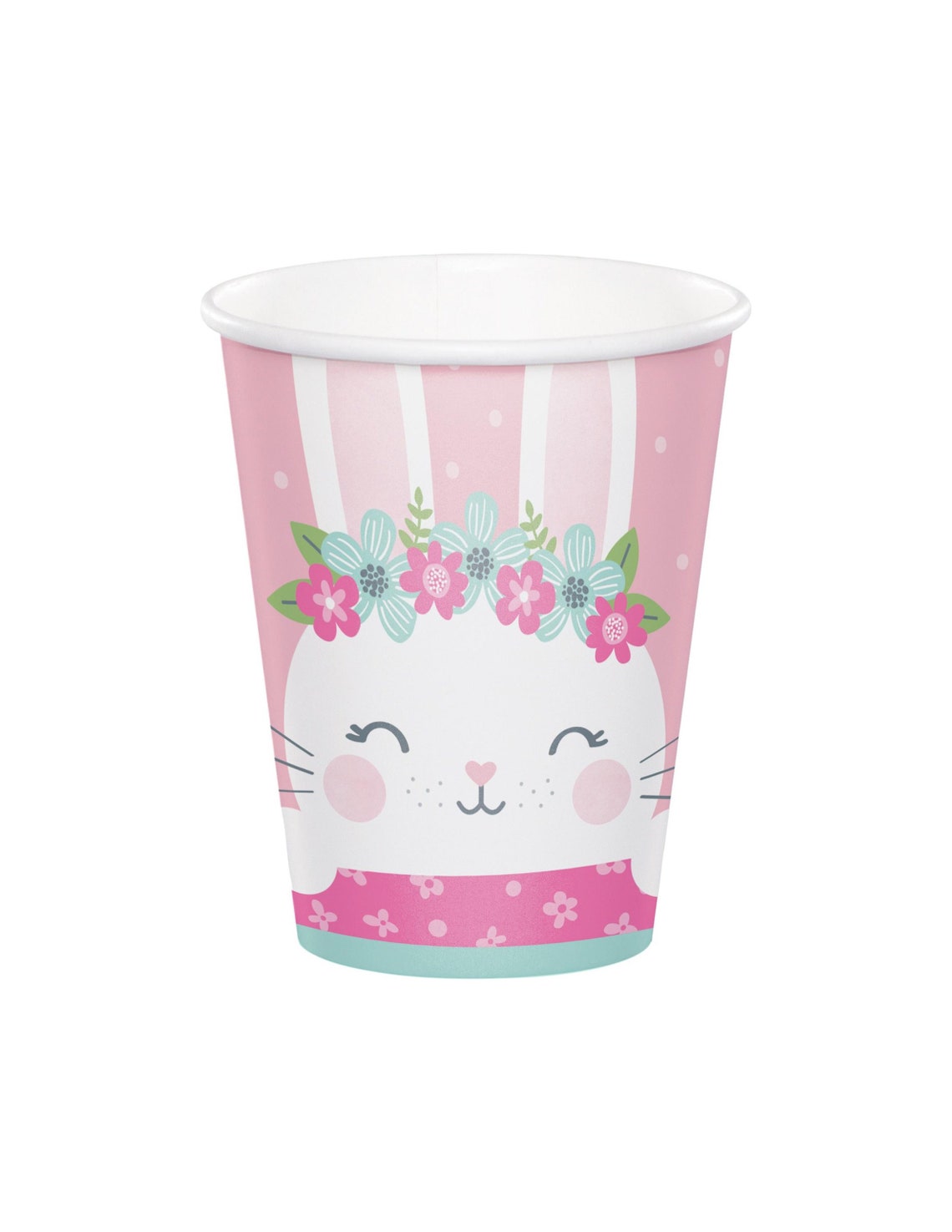 Pink Rabbit Cup Bunny Cups - Bunny Party, Bunny Birthday, Bunny Party Supplies, Bunny ...