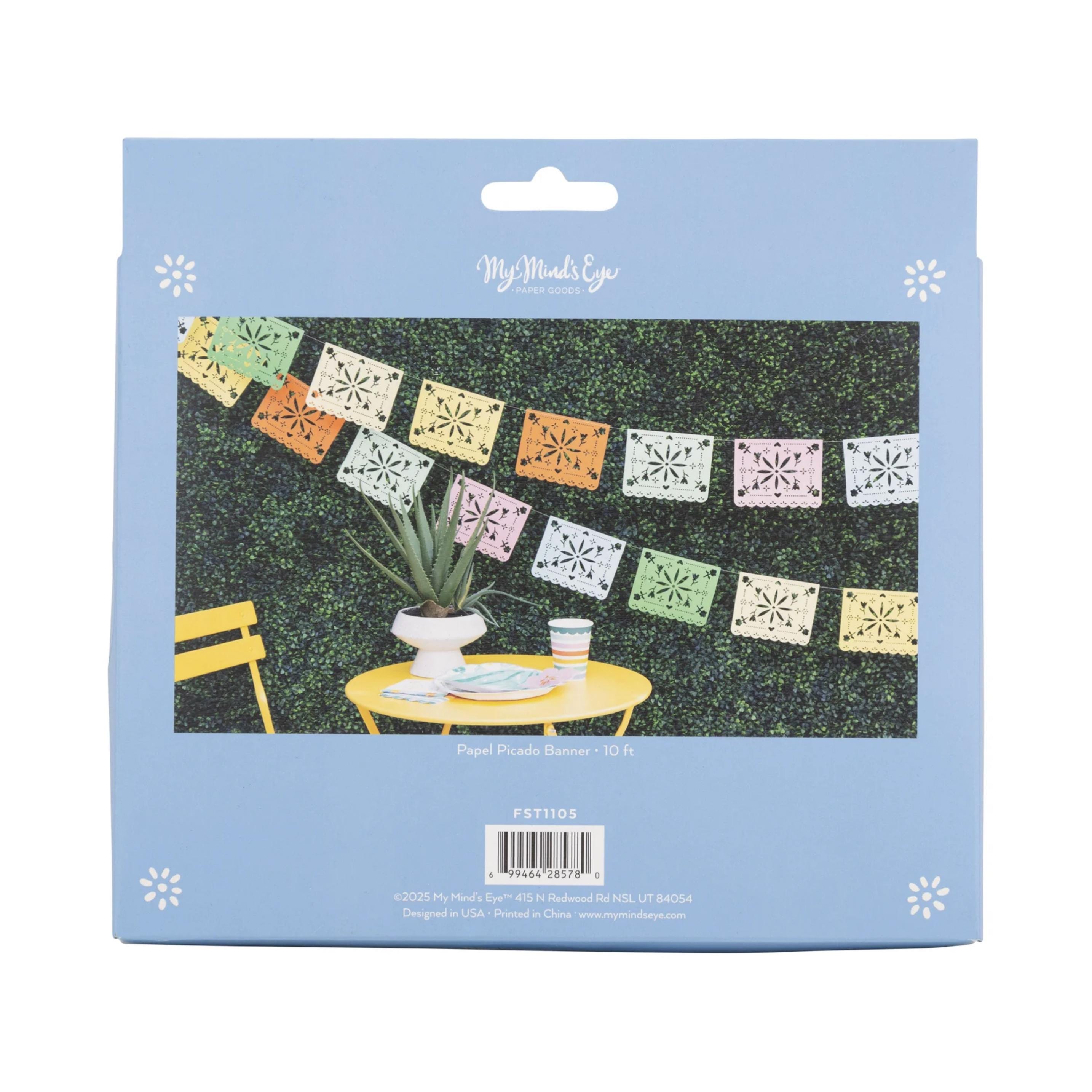 Papel Picado Fiesta Banner - Fiesta Party Banner, Cinco De Mayo