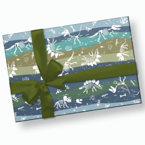 Dinosaur Wrapping Paper - Dinosaur Gift Wrap, Dino Wrapping Paper, Dinosaur Party Supplies, Baby Wrapping Paper, Birthday Wrapping Paper