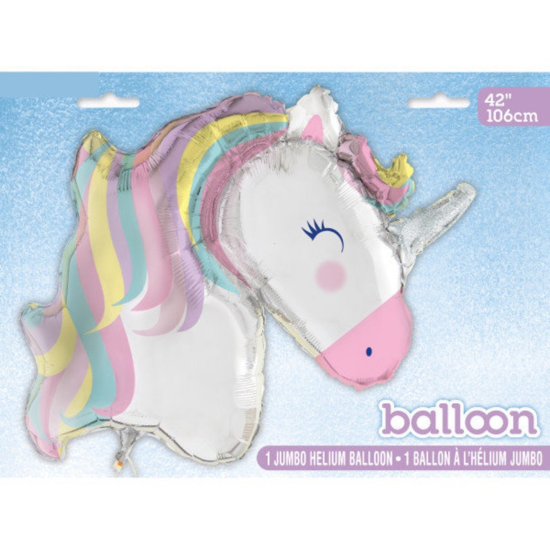 42 Unicorn Balloon Unicorn Party Decorations, Unicorn Party Balloon, Unicorn Birthday Balloon, Pastel Rainbow Party, Unicorn Baby Shower image 3