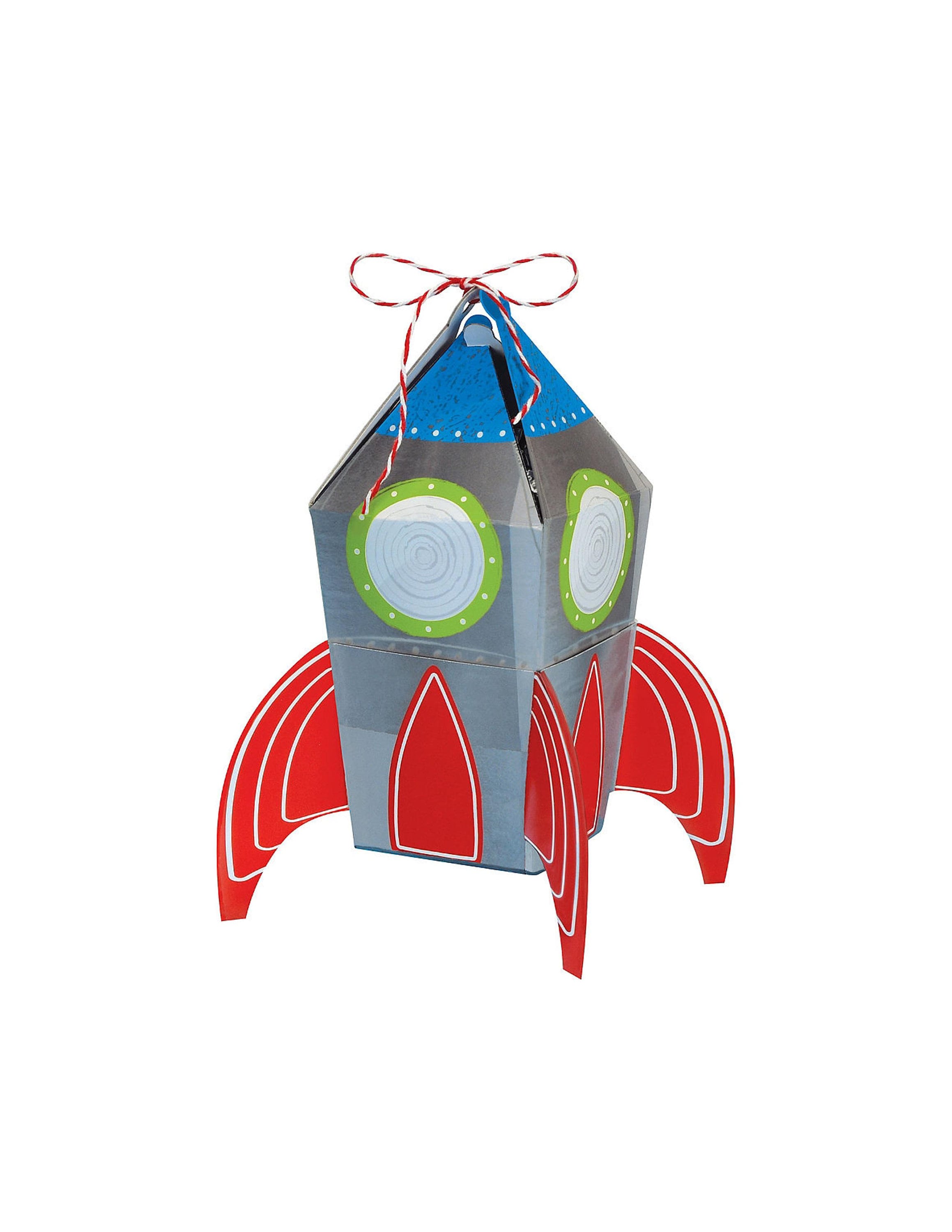 8 Rocket Favor Boxes Space Party Space Birthday Astronaut Etsy