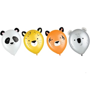Safari Party Balloon Kit - Animal Safari Birthday Balloons, Jungle Baby Shower Decorations, Safari Balloon Decorations, Zoo Birthday Party