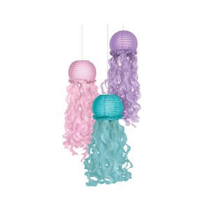 Jellyfish Lanterns - Mermaid Party, Mermaid Birthday Decorations, Mermaid Baby Shower, Mermaid Decorations, Mermaid Baby Shower Decorations