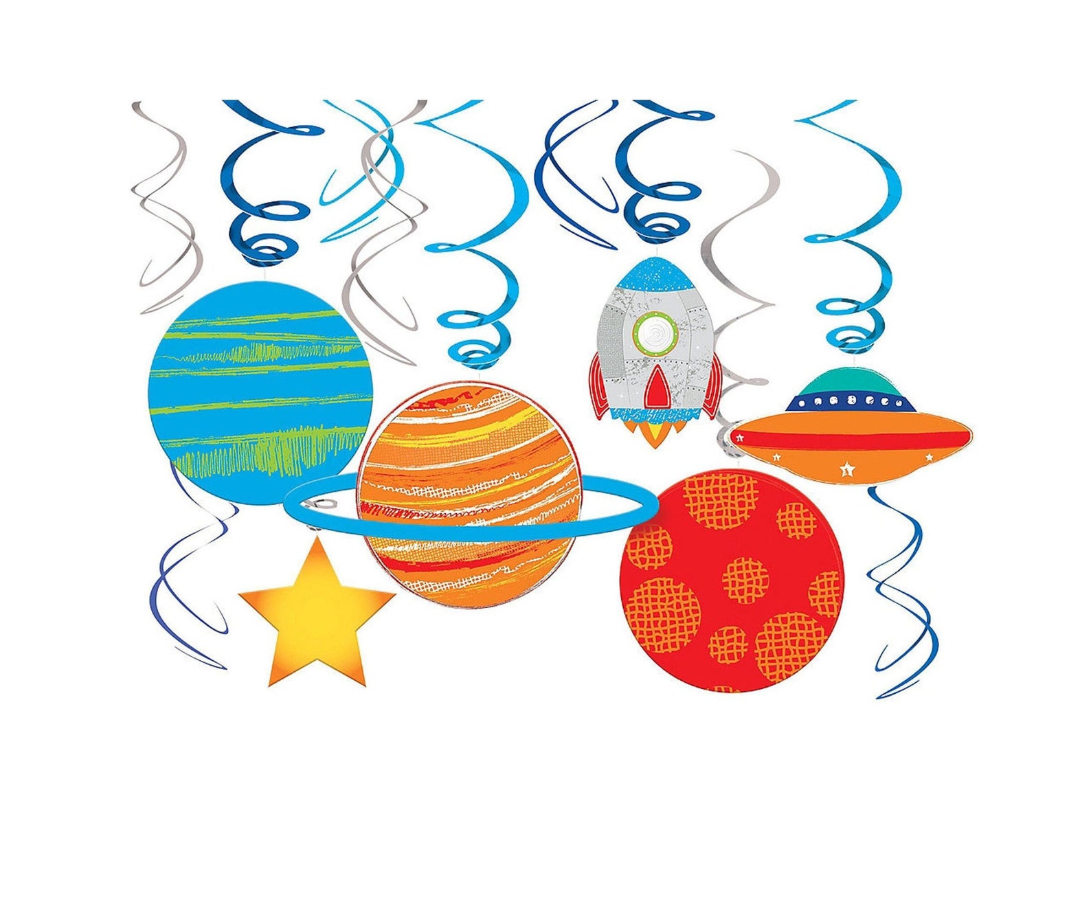 Space Party Decorations Space Birthday Decorations Etsy