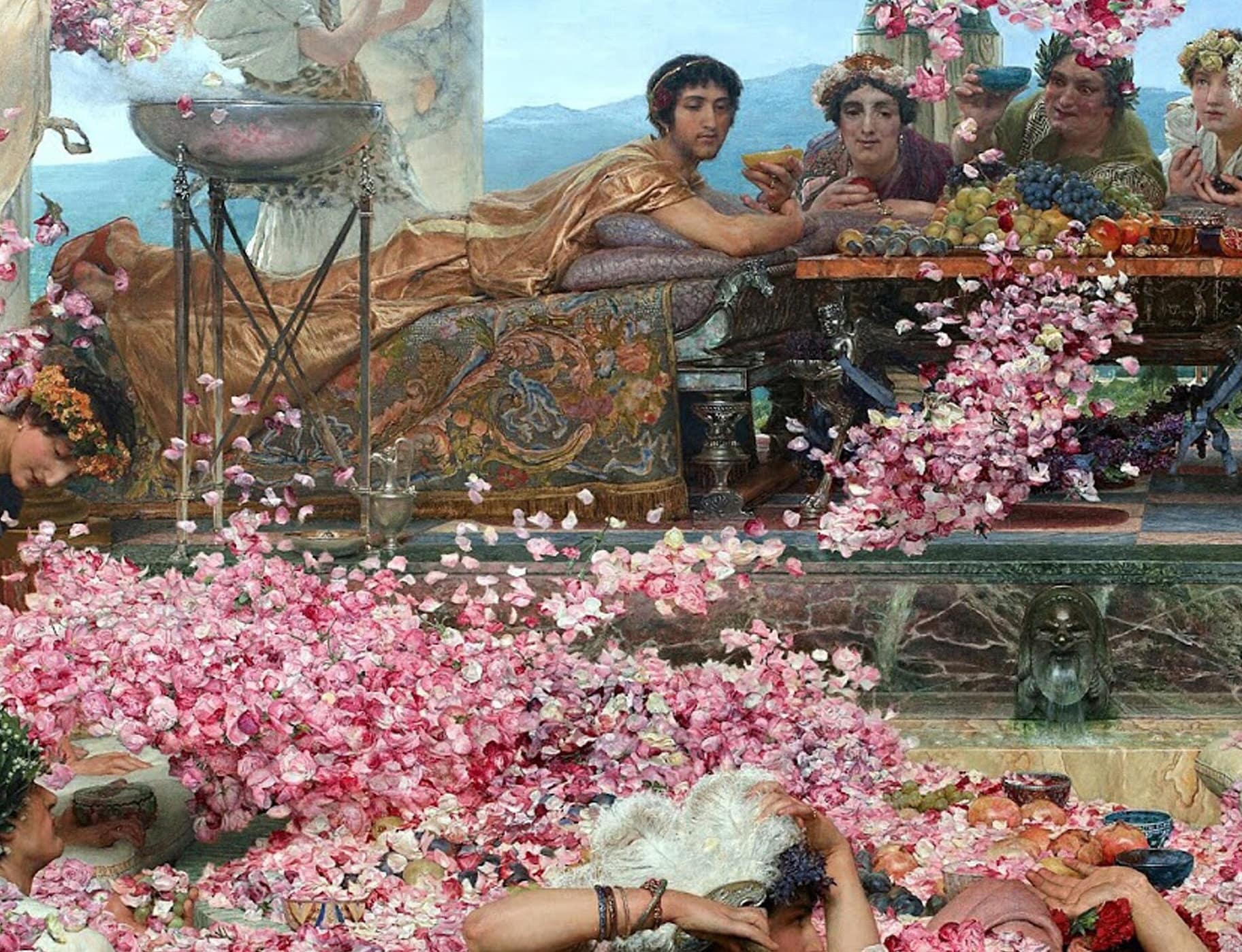 Lawrence Alma-tadema the Roses of Heliogabalus Vintage Fine Print ...