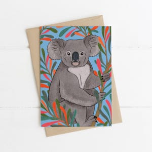 GREETING CARD | Koality Time | Botanical | Australian | Koala