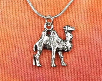 Camel Necklace or Earrings,  Egypt Egyptian Pendant Hump Desert Bactrian Dromedary Animal charm Jewelry