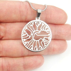 Phylogenetic Tree Necklace or Earrings, Evolutionary Biology Tree of Life Ancestry Origin of Species, Waterproof Stainless Steel