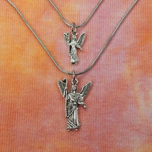 Archangel Rafael Necklace or Earrings, Arch Angel Israfil Raphael God Heals Healing Charm Pendant Gift