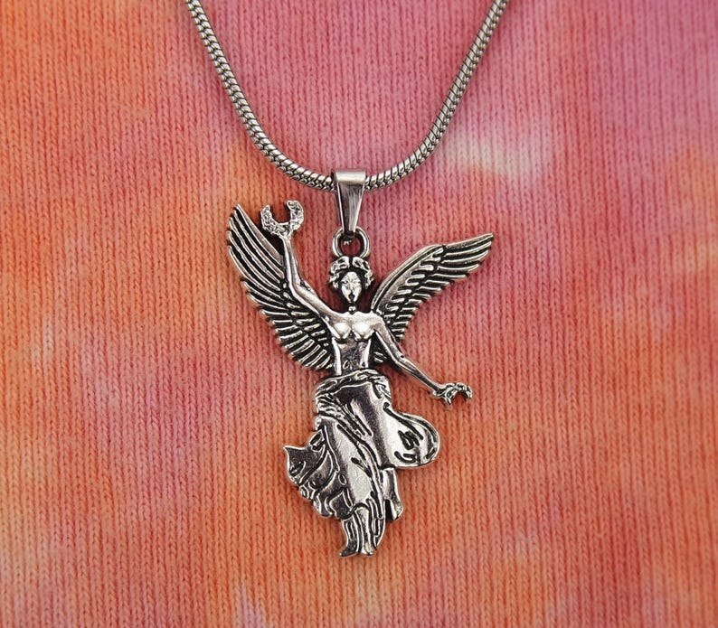 Angel of Independence Necklace, El Ángel Charm Pendant Monumento Independencia Mexico City Statue Jewelry image 11