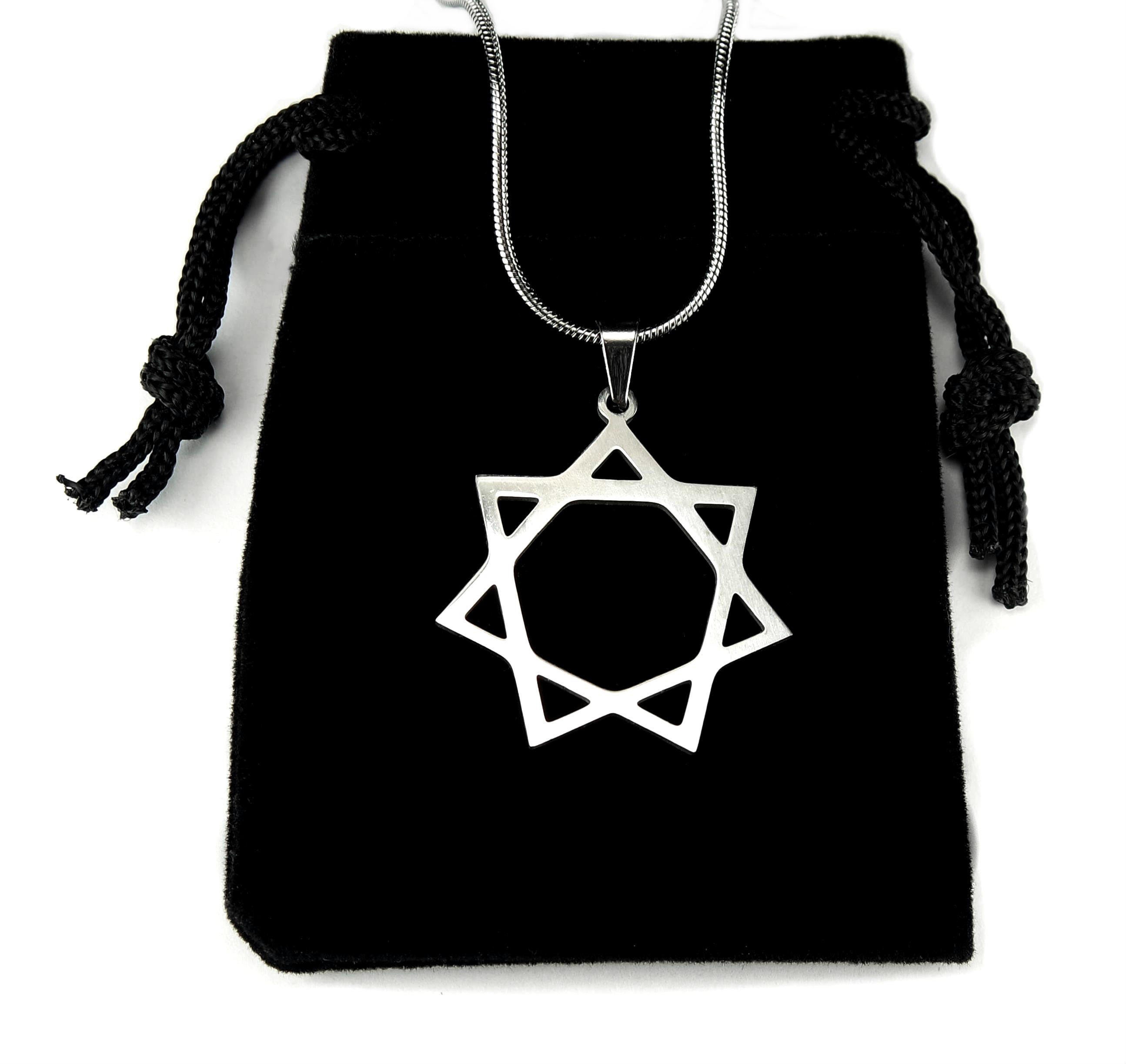 Heptagram Necklace or Earrings, 7 Seven Pointed Septegram