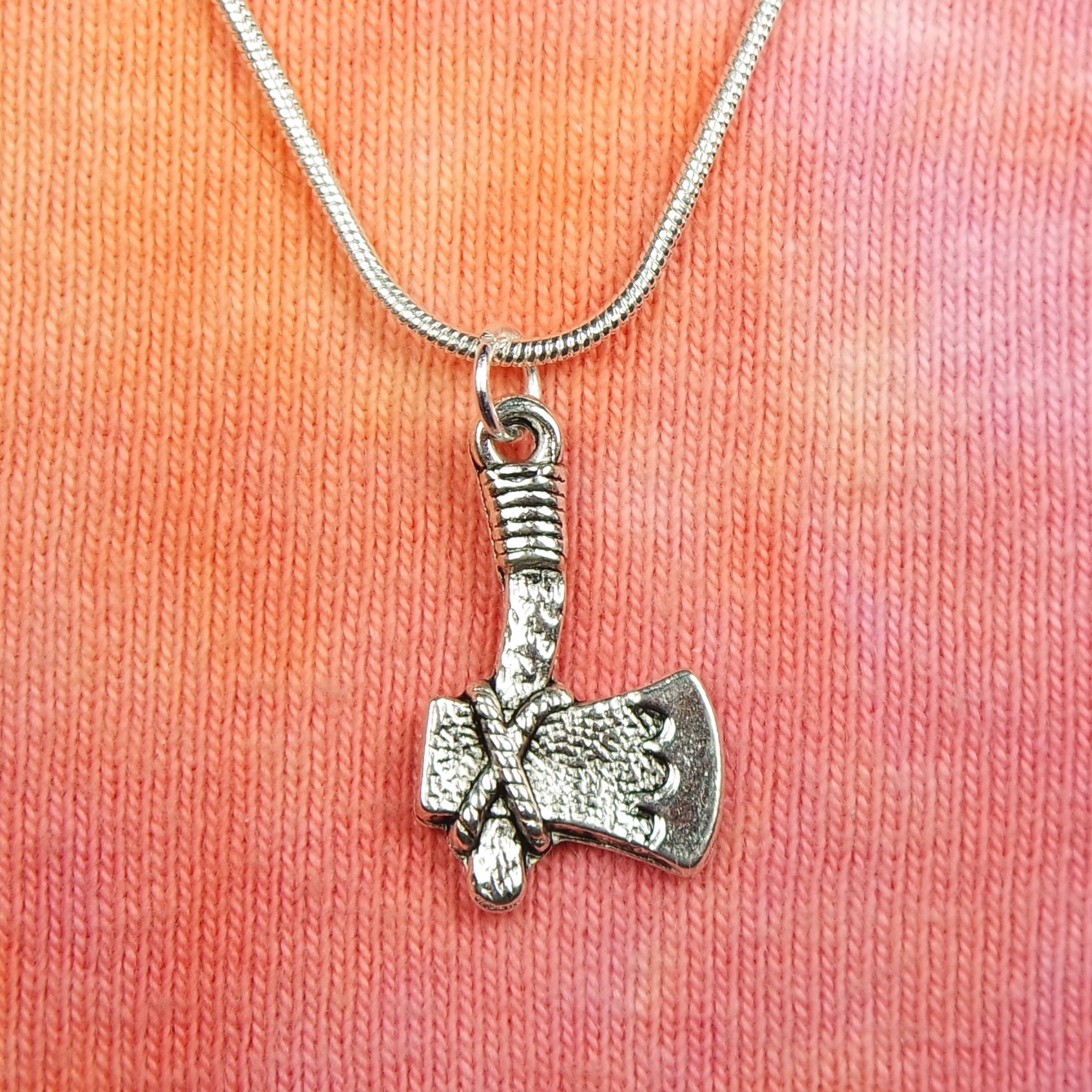 Tomahawk Necklace or Earrings, Ax Axe Tool Weapon Blade Charm