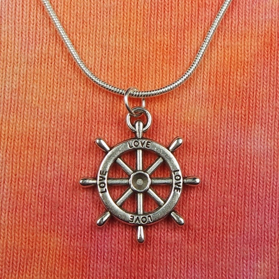 Dharmachakra Love Necklace Buddha Buddhist Dharma Ship - Ship Wheel Pendant Meaning Dharmachakra Love Necklace Buddha Buddhist Dharma Ship - Ship Wheel Pendant Meaning