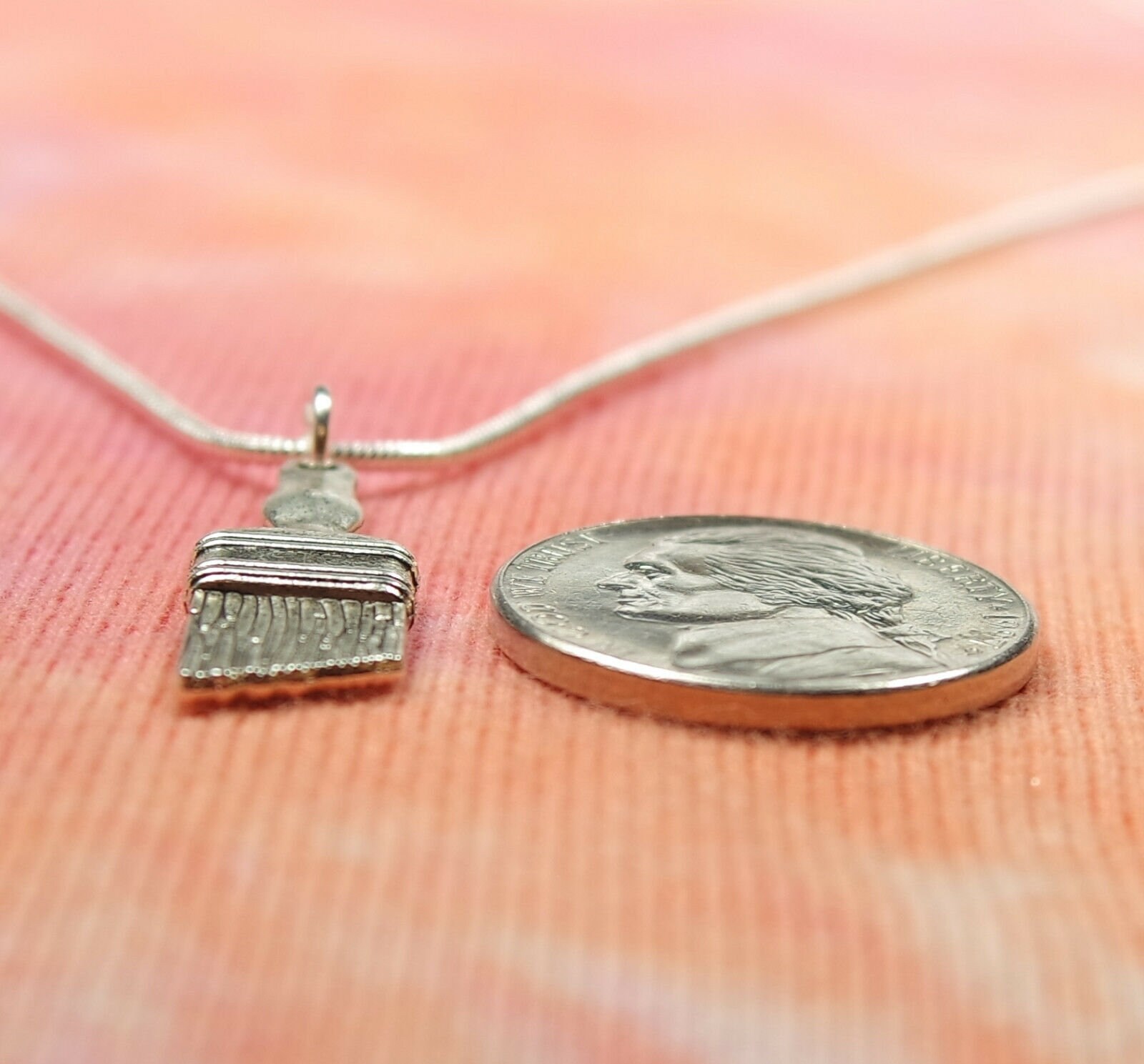 Paint Brush Necklace Painter Art Artist Charm Pendant Gift Etsy