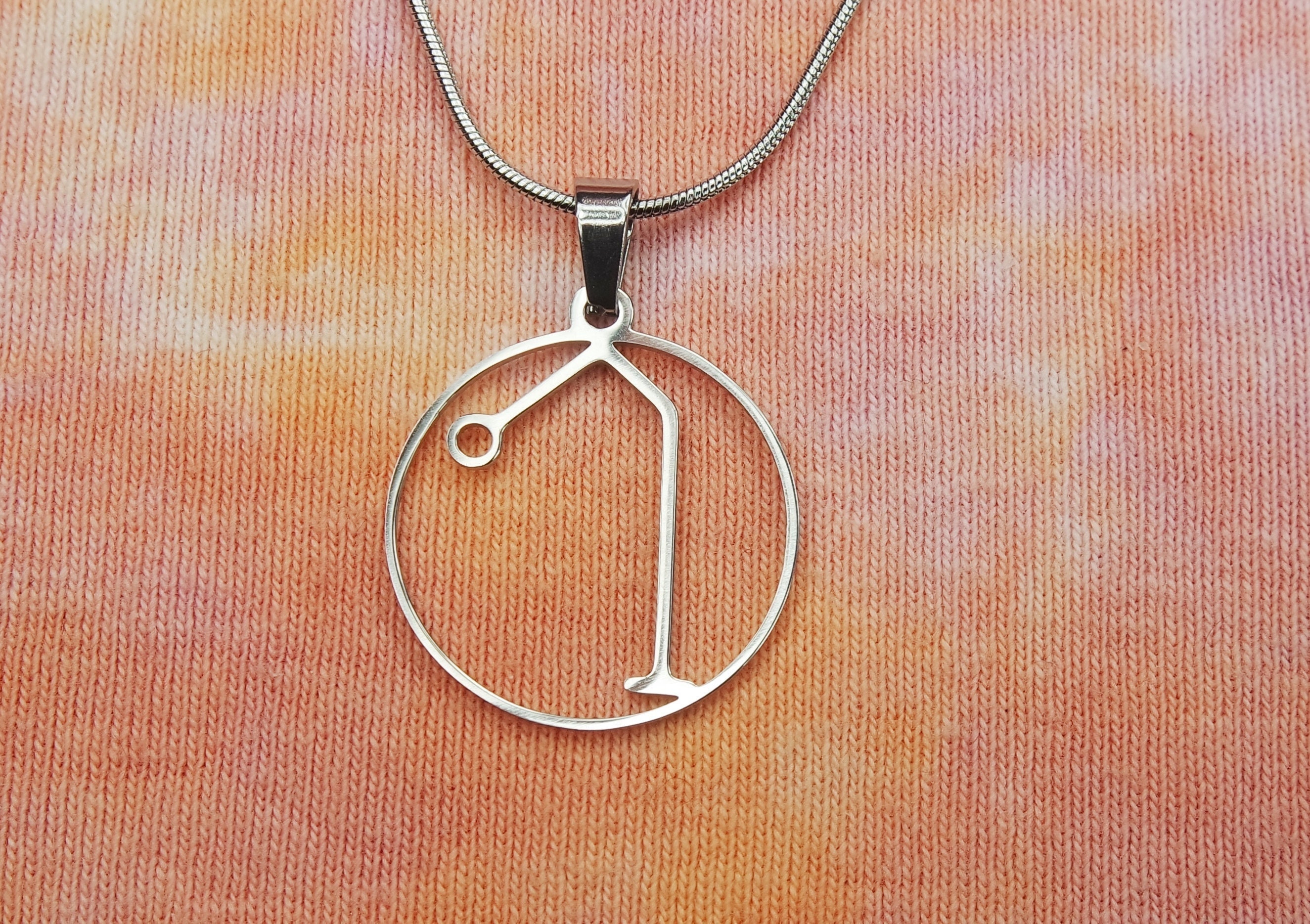 Sigil of Archangel Raphael Necklace or Earrings, Waterproof Stainless Steel, any long or short chain 16-50" Rafael Angel Sign Symbol Charm