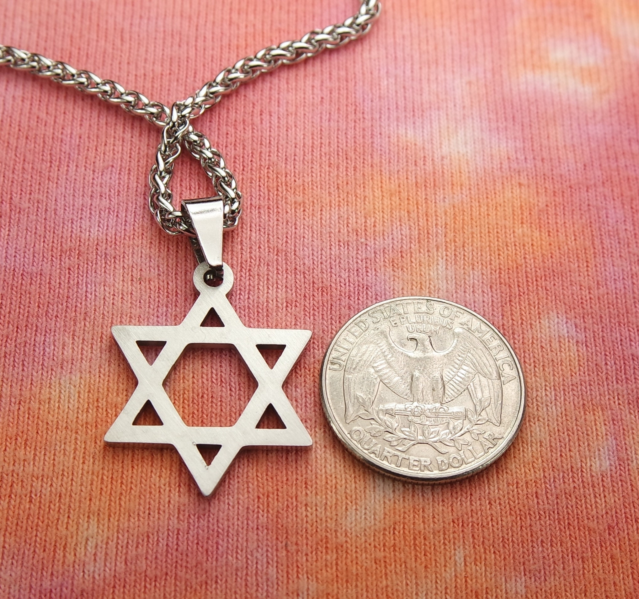 Star Of David Magen Judaica Stainless Steel  Ring Kabbalah Gold Silver Gift 