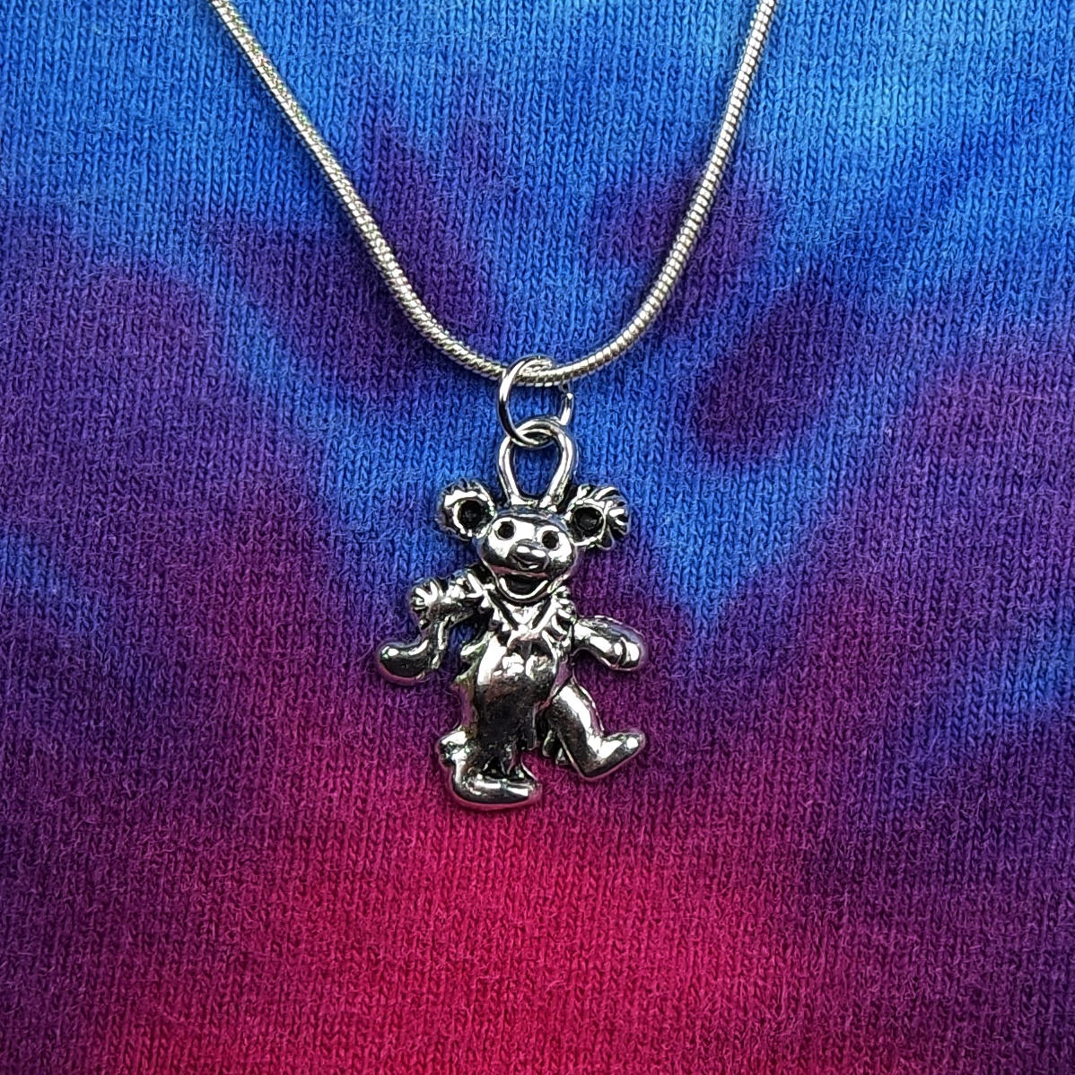 グレイトフルデッド デッドベア ガラス製 ペンダントヘッド 麻紐付き GRATEFUL DEAD BEAR,グレイトフルデッド,デッドベア,ベイビー