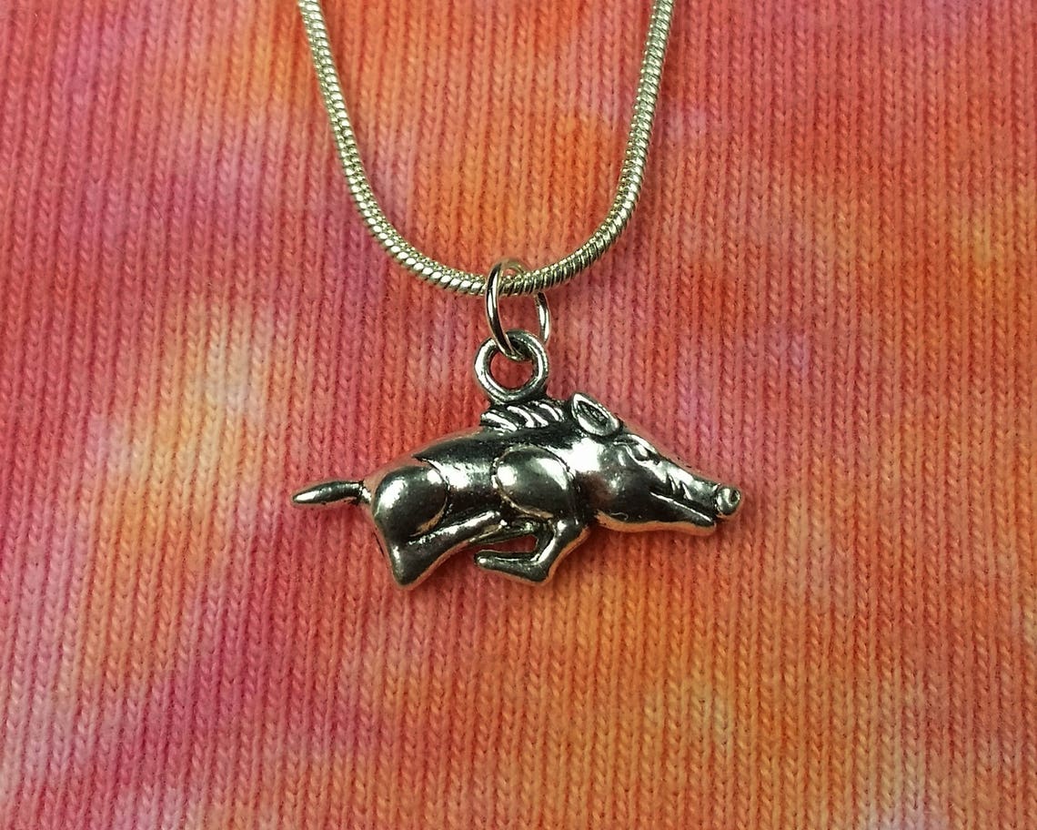 RAZORBACK INTAGLIO NECKLACE