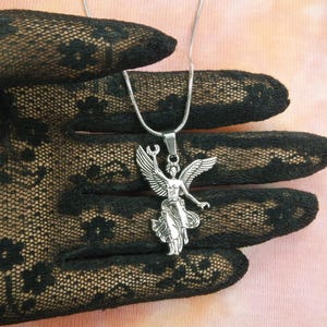 Angel of Independence Necklace, El Ángel Charm Pendant Monumento Independencia Mexico City Statue Jewelry image 8