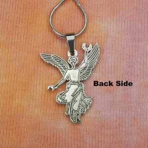 Angel of Independence Necklace, El Ángel Charm Pendant Monumento Independencia Mexico City Statue Jewelry image 2