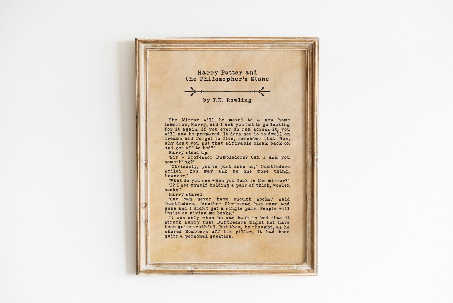Harry Potter Print, Harry Potter, Decor, Book Page Print, Harry Potter ...