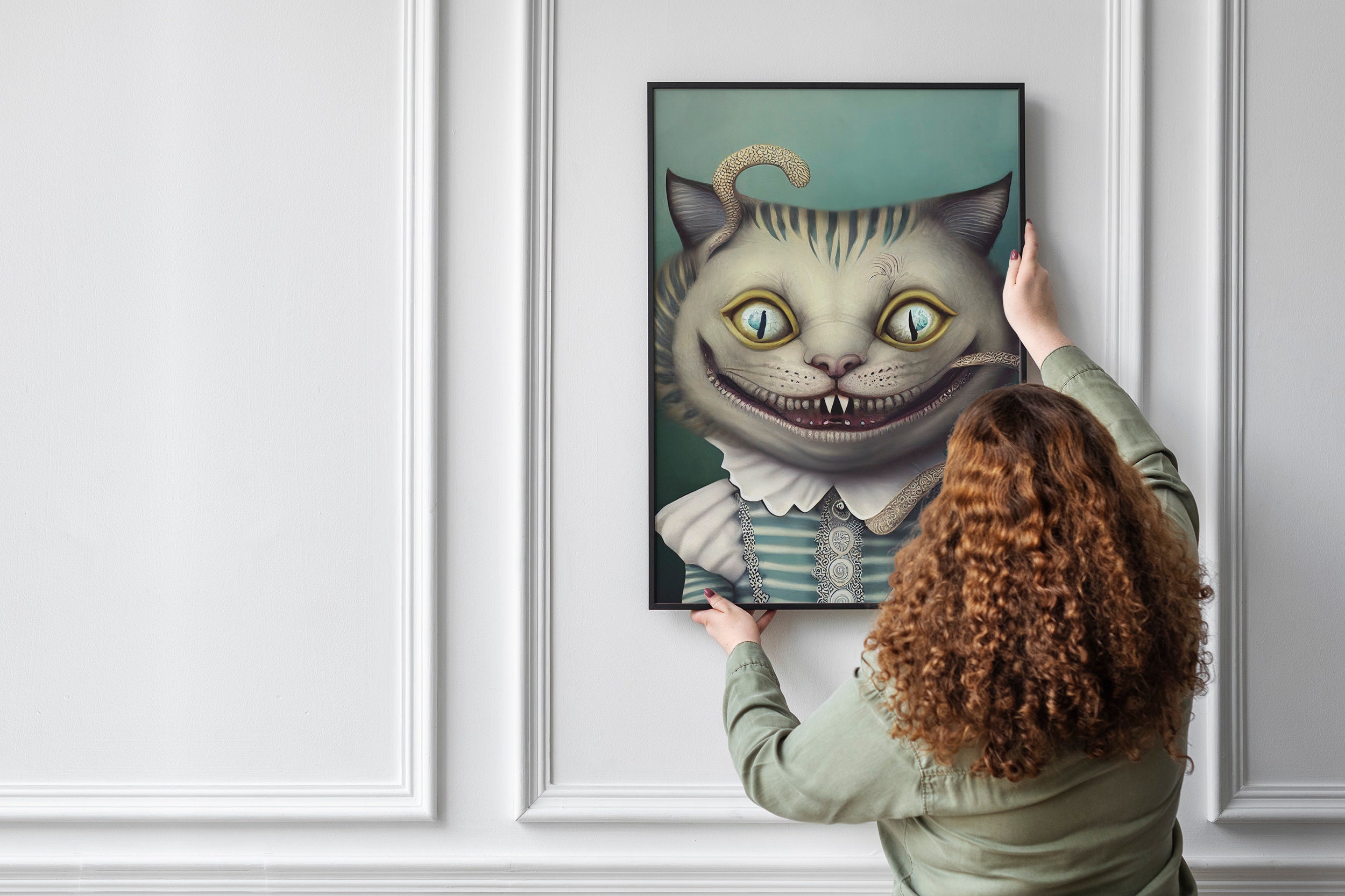 Comment S appelle Le Chat De Alice Au Pays Des Merveilles Alice au pays des merveilles le chat du Cheshire impression - Etsy France