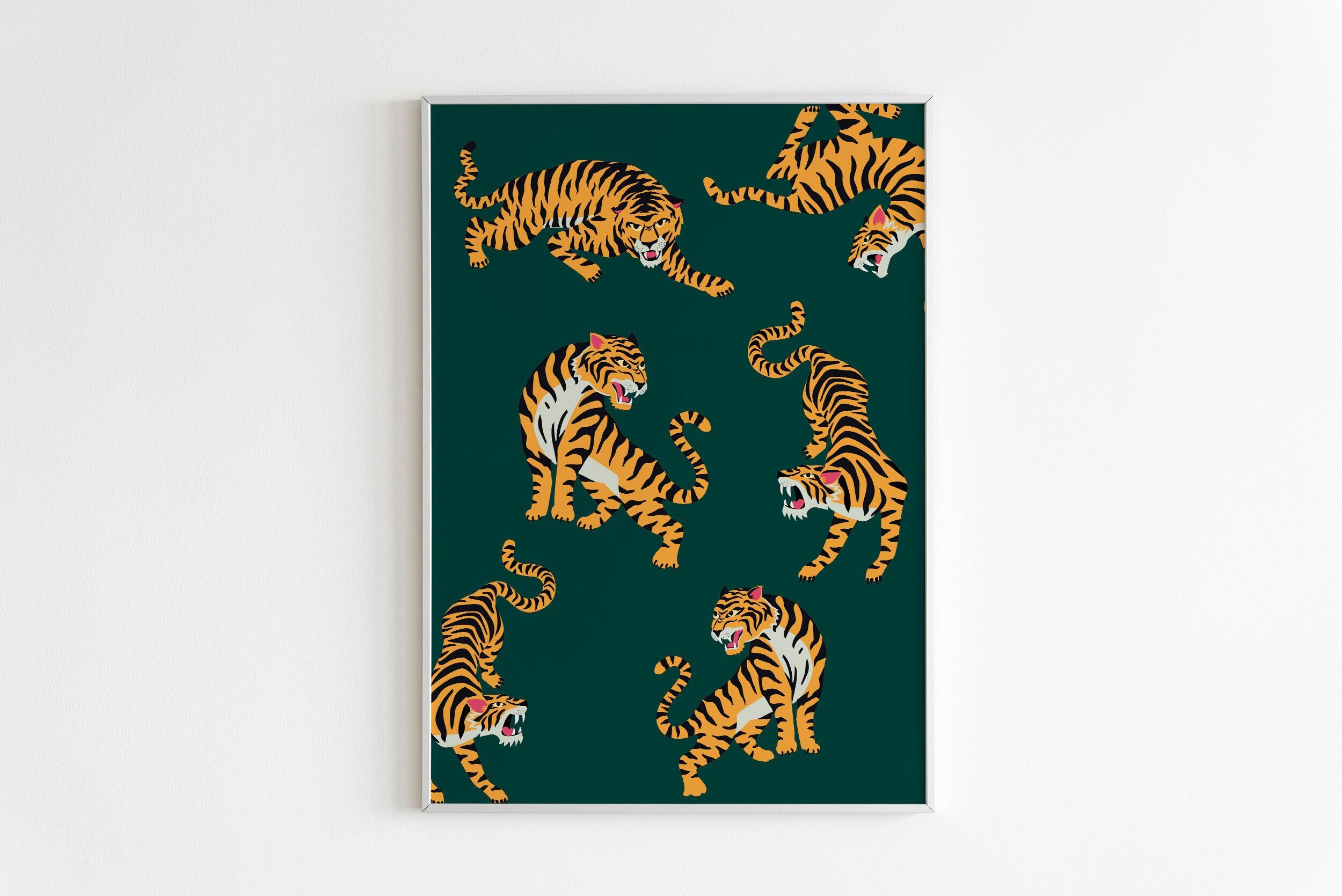 Tiger Printable Poster, Tiger Prints, Tigers Wall Art, Year of the