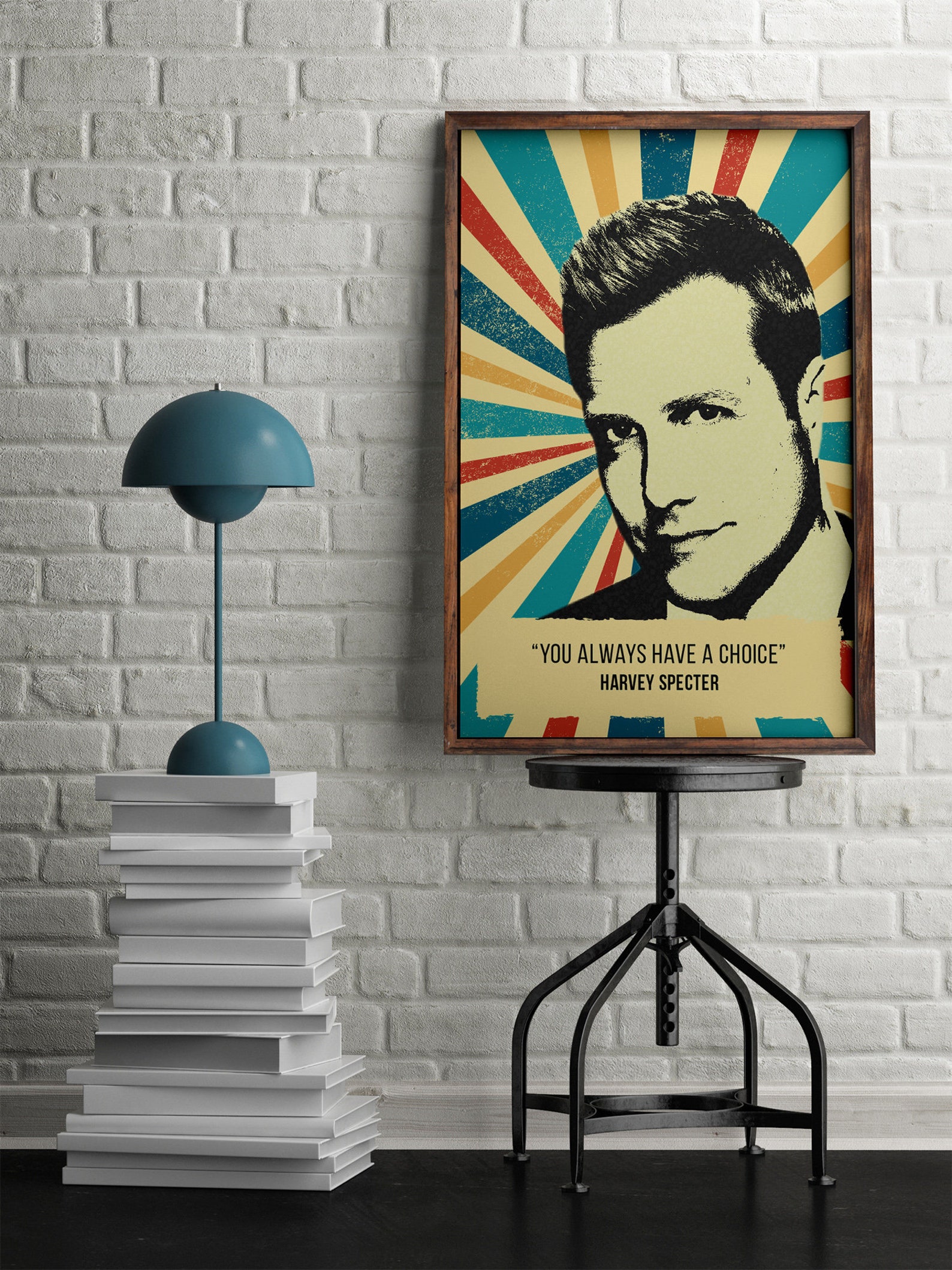 Harvey Specter Poster, Harvey Specter Pop Art Poster, Harvey Specter Print, Harvey Specter Quote