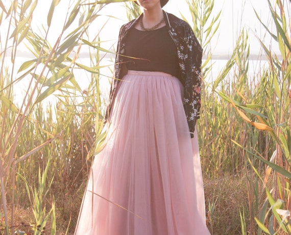 Pink skirt outfit etsy hotsell