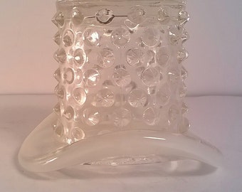 Vintage Fenton Hobnail Glass Top Hat Figurine