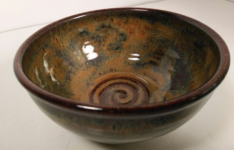 Vintage Handmade Pottery Bowl Signed by maker