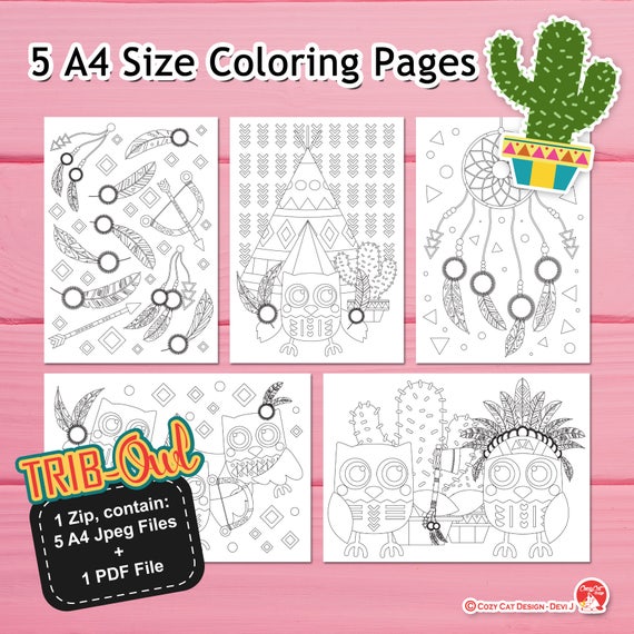Instant Digital Download Penguin Thanksgiving Theme Coloring Pages In Jpeg And Pdf Files Printable For Childrens Kids Coloring Activity Clip Art Art Collectibles Kromasol Com
