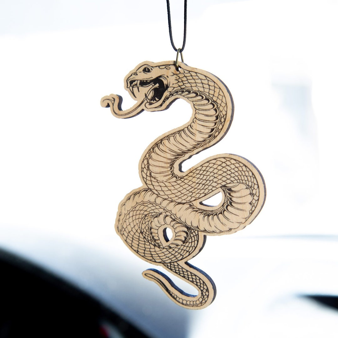 Snake Wooden Air Freshener: Two-sided Essential Oil Diffuser - Etsy