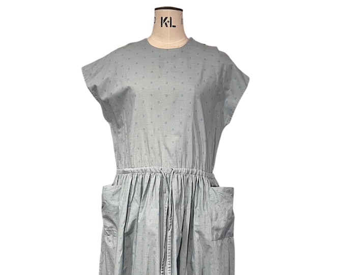 VINTAGE: Marimekko light blue dress from 70s