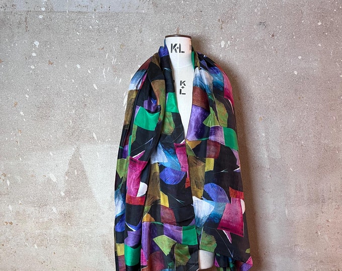 PRE-LOVED: Marimekko LAAVA silk scarf
