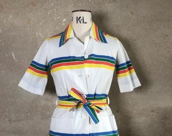 VINTAGE: Marimekko ANTI print shirt from year 1974