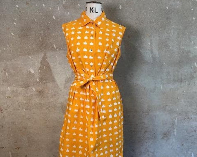 VINTAGE: Marimekko SARASEENI print dress from year 1970