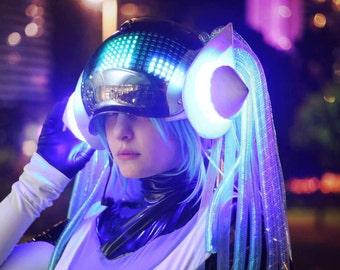 League of Legends - Dj Sona LED panel for Cosplay - costume prop video game gift