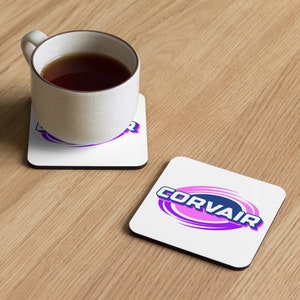 Corvair Cork-back coaster