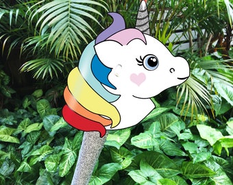 UNICORN HOBBYHORSE (Pink or Blue or Rainbow) - DIY Set - Instant Download- Includes Instructions & Free Lesson on Colours