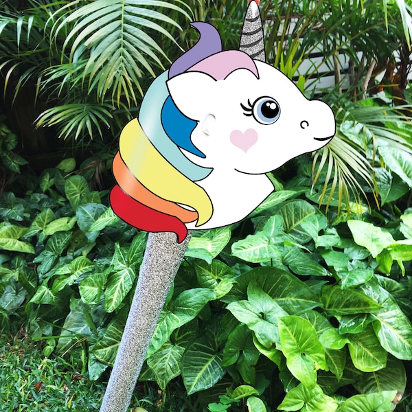 UNICORN HOBBYHORSE (Pink or Blue or Rainbow) - DIY Set - Instant Download- Includes Instructions & Free Lesson on Colours