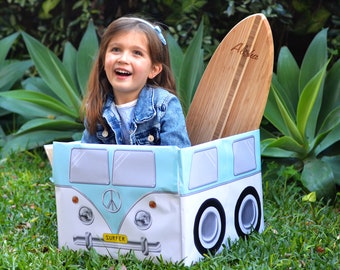 SURFER BUS - DIY Set - Instant Download- Includes Instructions & Free Lesson on Beach Safety