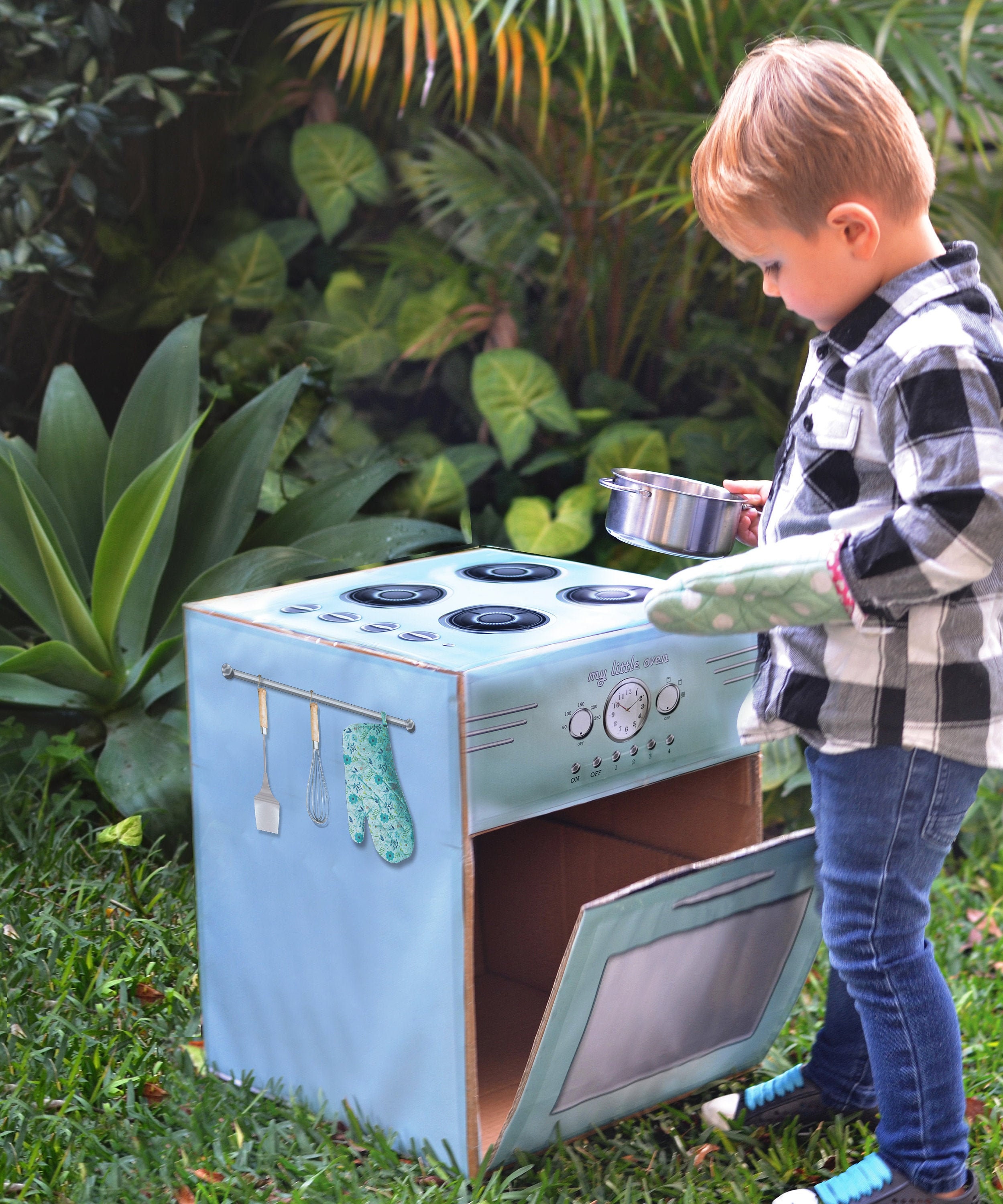 Childsize Oven Glove and Pot Holder – Manine Montessori