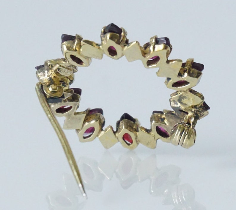 Vintage Silver 835 Brooch Pin