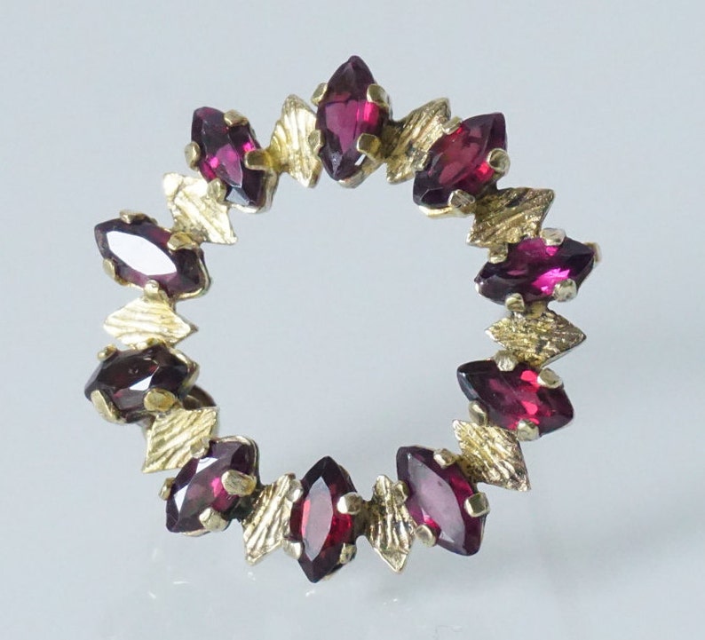 Vintage Silver 835 Brooch Pin