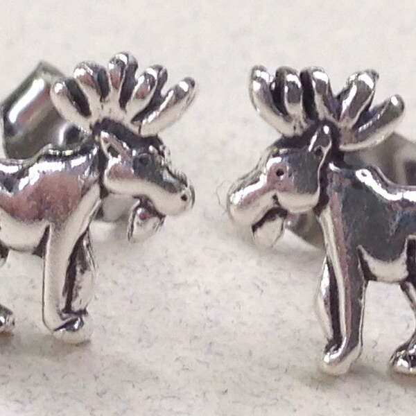 Sterling Silver Moose Studs ( New Lower Price )