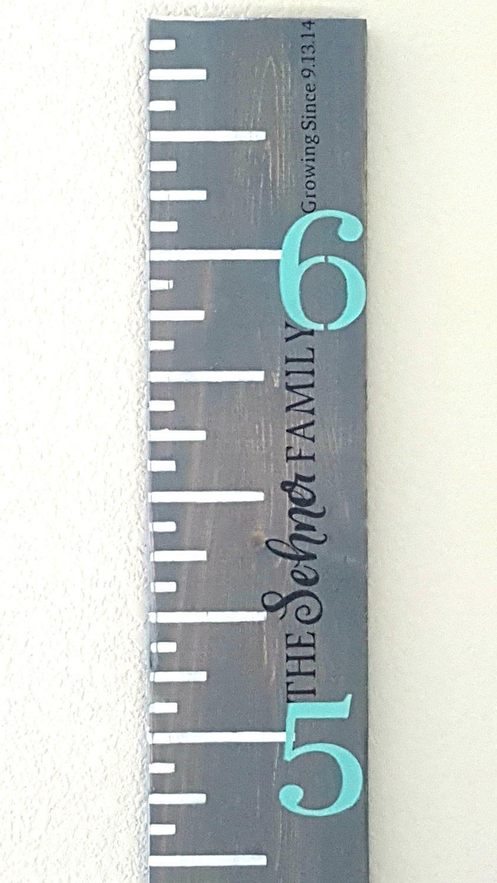 Personalized Growth Chart Ruler Unique Baby Shower Gift Etsy